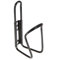 PORTABIDÓN para Bici Bicicleta Aluminio Porta Botella BIDÓN Color a Elegir Azul Rojo Plata O Negro (Negro)