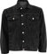 True Face Mens Denim Jacket Long Sleeve Casual Wear Loose Fit Outerwear Lightweight Outdoor Top Jet Black 3XL XXX-Large
