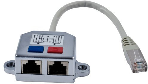 Synergy 21 S215235 Adapterkabel RJ45 Grau Metallic - Adapter für Kabel (RJ45, 0,15 m, Grau) für Router, Switch, Computer, Netzwerkgerät