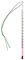 Lantelme Teethermometer Glas 24cm mit Schnur Temperaturkontrolle von -10°C bis 110°C | Analog Thermometer für Tee Teewasser in Teeglas und Teekanne und Einkochen Einmachen Lebensmittelzubereitung