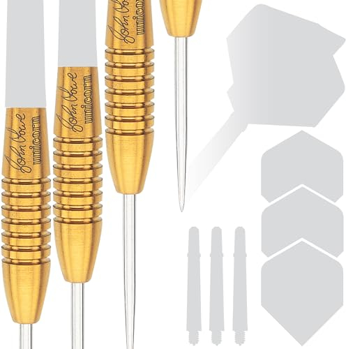 Unicorn Purist Player Development Lab John Lowe Steel Barrel, 90% Tungsten, golden, 21g