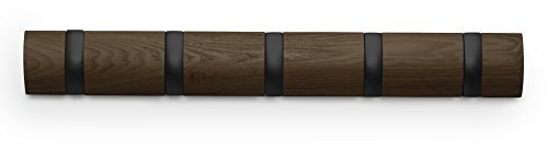 Umbra 318850-048 - Flip 5 - Wandhaken, schwarz/walnuss