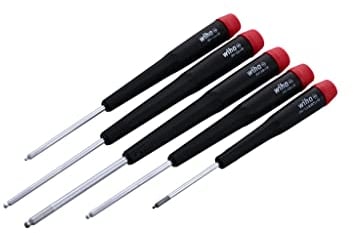 Wiha 26491 5-Piece Ball Metric End Hex Driver Set