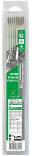 GYS - ELECTRODES Inox Ø3.2 316L - Etui de 8 - Consommable Soudure MMA - Toutes positions