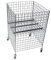 Verkaufskorb Wühlschütte Grabbelkorb Wühltisch Schlagerkorb Gitterkorb rollbar 60 x 60 x 90 cm mit variablem Einhängeboden 75mm Lenkrollen