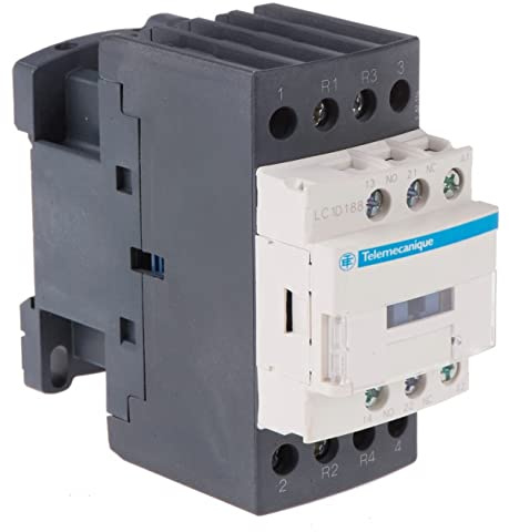 Schneider Electric, TeSys D contactor - 4P(2 NO + 2 NC) - AC-1 - <= 440 V 32 A - 110 V AC coil, LC1D188F7