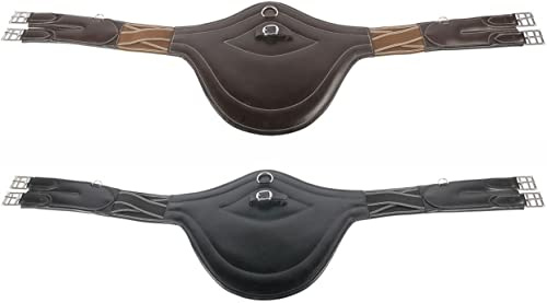 Harry's Horse Singel buikflap Deluxe, Farbe:braun, Größe:135cm