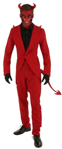 Fun Costumes Adult Red Suit Devil Costume Large