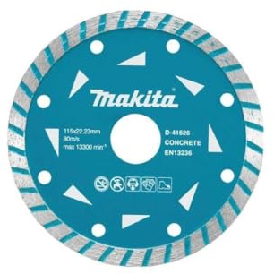 Makita D-41626 115 x 22.23 mm Wave Diamond Blade - Multi-Colour