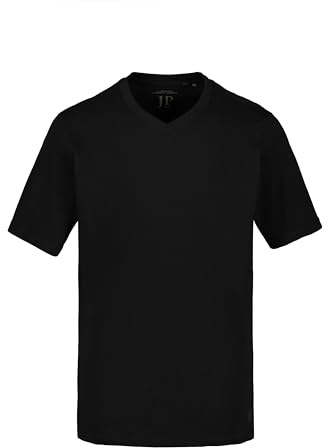 JP 1880 Menswear Big & Tall Plus Size L-8XL Classic Short Sleeve V-Neck Tee 702415