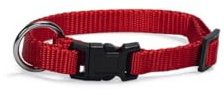 Karlie Art Sportiv Basic, Hundehalsbänder, Nylon, Rot, 1x20-35 cm