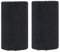 BBOLIVE Schweißband für das Handgelenk, 10,2 cm, in 28 verschiedenen Neonfarben, Baumwoll-Frottee, ideal für alle Outdoor-Aktivitäten (1 Paar) (weiß) (schwarz)