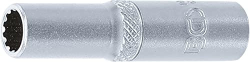 BGS 10157 | Steckschlüssel-Einsatz Gear Lock, tief | 6,3 mm (1/4) | SW 7 mm