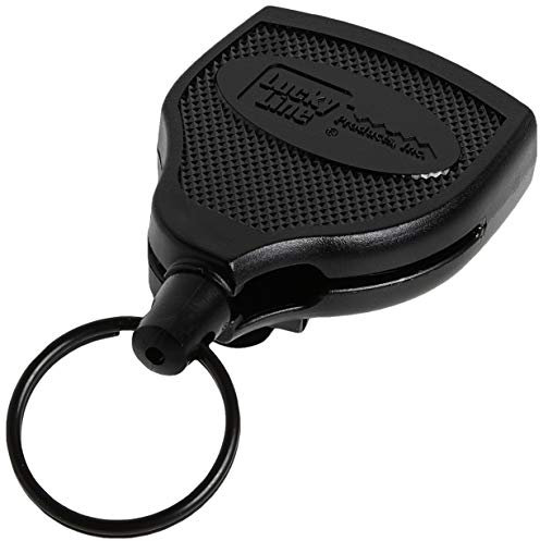 Super 48 Key-Bak einziehbare Schlüsselrolle, 1 pro Karte, Schwarz