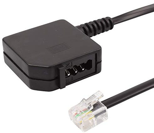 RJ11 Stecker Western auf TAE F-Buchse 0,2m