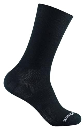 Wrightsock - 1 Paar Herren/Damen Profi Sportsocke, Laufsocke, Modell Coolmesh II, Anti-Blasen-System, doppellagig, Crew (wadenhoch)