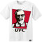 Digital Pharaoh Herren Connor McGregor UFC Lustig KFC T-Shirt MMA Gym Kleidung Fitness BJJ Ju Jitsu - Weiß, M