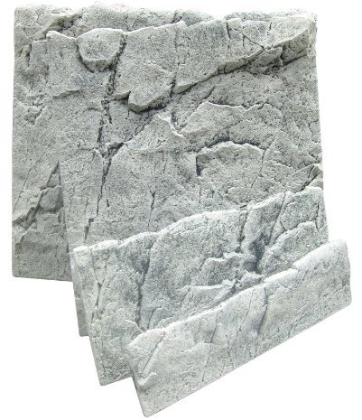 Marina A5001 Back to Nature 3D Aquarienrückwand - White Limestone 50B, Höhe 45 cm