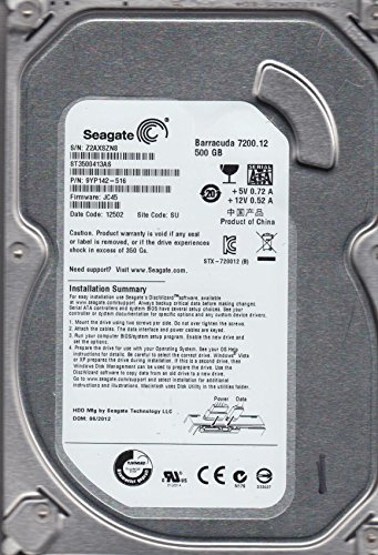 Seagate Desktop HDD ST3500413AS 500Go SATA Disque Dur - disques durs (SATA, Noir)
