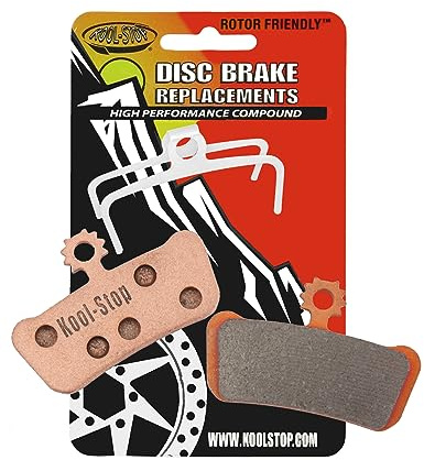 Kool Stop Bremsbeläge Disk Brake Pads Sintermetall X0 Trail, Elixir 7/9, SRAM Guide R/RS/RSC, braun, One Size, KS-293S