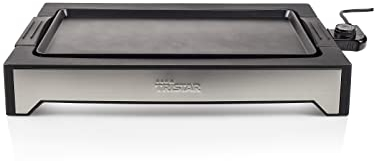 Parrilla Tristar BP-2826 – Carcasa de acero inoxidable – Con termostato