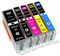ESMONLINE 5 komp. XL Druckerpatronen Canon Pixma MG5450 MG5550 MG5650 MG5655 MG6350 MG6450 MG6650 MG7100 MG7150 MG7550 MX725 MX925 iP7200 iP7250 iP8750 iX6850 (PGI-550/CLI-551)