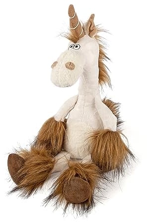 SIGIKID 38488 Uni Que L Beasts Town Kinder und Erwachsene Kuscheltier empfohlen ab 3 Jahren weiß, groß