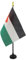 AZ FLAG Bandiera da Tavolo Palestina 15x10cm Punta Dorata - Piccola BANDIERINA PALESTINESA 10 x 15 cm