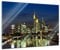 Bilderdepot24 Glasbild - Frankfurt Skyline bei Nacht - Deutschland - 80x60 cm - Deko Glas - Wandbild aus Glas - Bild auf Glas - moderne Bilderdepot24 Glasbilder - Glasfoto - Echtglas
