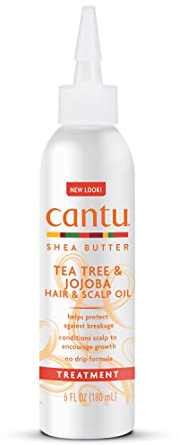 Cantu Huile d'Arbre à Thé/Jojoba pour Cheveux/Cuir Chevelu