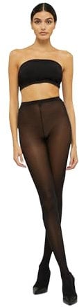 Wolford Women's Velvet de Luxe 50 Lined 50 DEN Tights, Black, X-Small