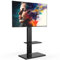 FITUEYES Meuble TV avec Support CantileverTélé Pied Pivotant pour Ecran DE 32 à 65 Pouce TV LED LCD PC Plasma avec 2 Etagères pour Ranger AV Equipement TT207001MB
