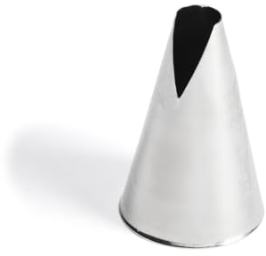 De Buyer - Douille Saint-Honoré en inox - Diamètre 0,9 cm - En Inox, Idéale pour Décorer, Garnir et Remplir, Sans Soudure pour Hygiène Parfaite, S'Adapte aux Poches Pâtissières