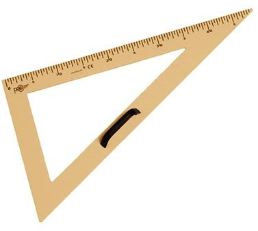 FAIBO 162815 Winkelmaß, Lehrmaterialien, 60 Grad, 50 cm