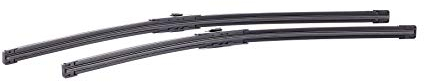 OXIMO Scheibenwischer Set Auto - Wischerblätter Set - Autoscheibenwischer Vorne - Auto Zubehör - kompatibel mit Honda Civic (VIII, FN, FK), Honda Civic (VIII, FD, FA), Black