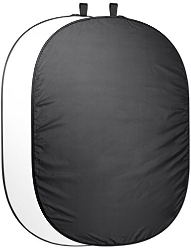 walimex pro Falthintergrund (200 x 230 cm) schwarz/weiß