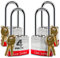 Lion Locks 5RLS Keyed-Alike Padlock, 1-9/16-inch Wide 2-inch Shackle, by Lion Locks