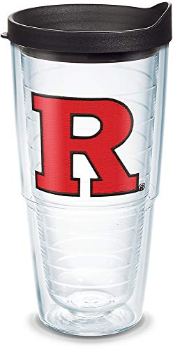 Tervis Made in USA doppelwandiger Rutgers University Scarlet Knights isolierter Becher hält Getränke kalt und heiß, 680 ml, primäres Logo