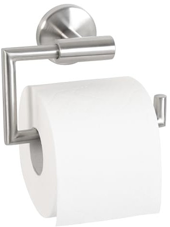 bremermann Bad-Serie Piazza - Toilettenpapierhalter, Toilettenpapierrollenhalter mit Soft-Close Funktion, WC-Rollenhalter, Toiletpaper Holder, aus Edelstahl matt