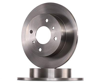 Bosch BD486 Brake Disc Set - 257.8 mm Solid Discs - Rear Axle - ECE-R90 Certified - Reliable Braking, Stable Performance, Corrosion Protection - 1 Set of 2 Discs