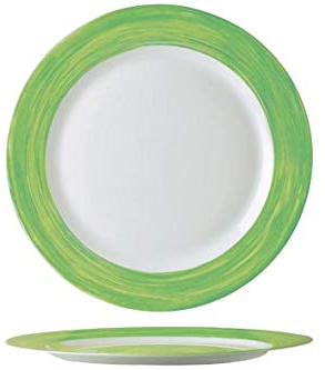 Arcoroc Brush Green Restaurant Dessertteller 19,5cm, 6 Stück