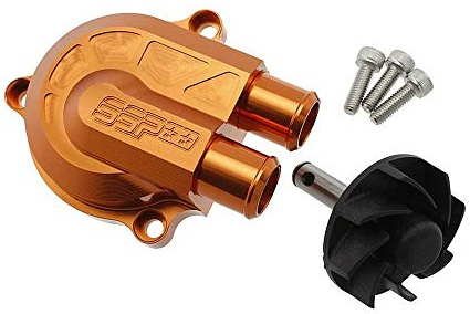 Pompa acqua Stage6 CNC Racing Type per, arancione (+40% di portata) Aprilia, Amico (1991-1992), (dal 1993), GL, Sport, SR 50 (fino al 1994), Area 51, Gulliver, Rally, Sonic, SR, SR50, Benelli, 491,
