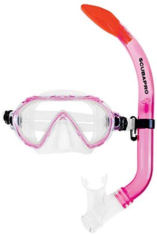 Scubapro Spider Schnorchelset für Kinder (Farbe: pink)