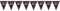 Adult Pink Celebration 40th Birthday Plastic Pennant Bunting