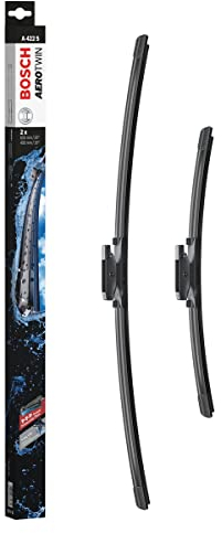 Bosch Balais d'Essuie–Glace Plats Aerotwin A422S, Longueur: 650mm/400mm – 1 Paire de Balais avant