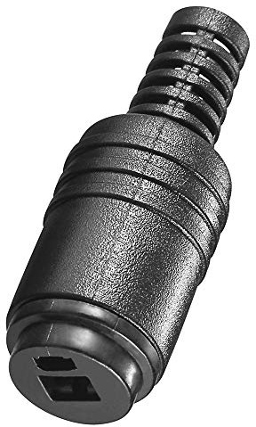 2-polige Stereo Audio Lautsprecher Boxen Buchse Kupplung weiblich, Schwarz