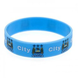 Fußball-Armbänder im offiziellen Mannschaftsdesign, britische Mannschaften Man City