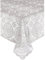KERSTEN Outdoor-Tischdecke abwischbar wetterfest 'Crochet' (150 x 264cm, Grau)