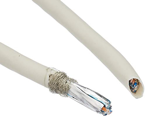 Draka Cat 7 Verlegekabel UCHOME SS26 S/FTP PiMF, weiß, 100m , Installationskabel , speziell für den Heimgebrauch / HomeOffice , geschirmtes weißes und leichtes Netzwerkkabel zur Installation
