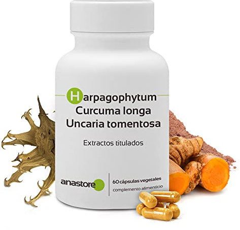 Gelenkschmerzen * Harpagophytum, Curcuma, Uncaria Tomentosa (Katzenkralle) * 310 mg / 60 Kapseln * Gelenk